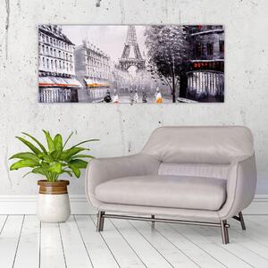 Slika - Oljna slika, Pariz (120x50 cm)