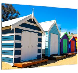 Slika - Brighton Beach, Melbourne, Avstralija (70x50 cm)