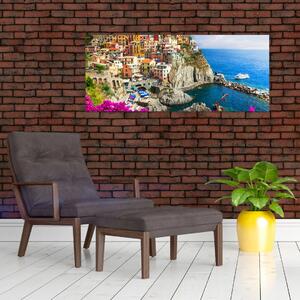 Slika - Italijanska vasica Manarola (120x50 cm)
