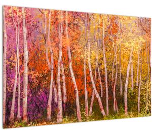 Slika pisanega gozda (90x60 cm)
