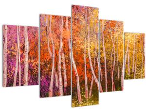 Slika pisanega gozda (150x105 cm)