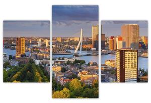 Slika - Obzorje Rotterdama, Nizozemska (90x60 cm)