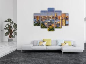 Slika - Obzorje Rotterdama, Nizozemska (150x105 cm)