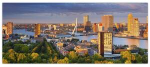 Slika - Obzorje Rotterdama, Nizozemska (120x50 cm)
