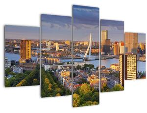 Slika - Obzorje Rotterdama, Nizozemska (150x105 cm)