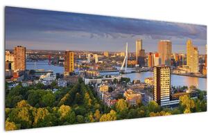 Slika - Obzorje Rotterdama, Nizozemska (120x50 cm)