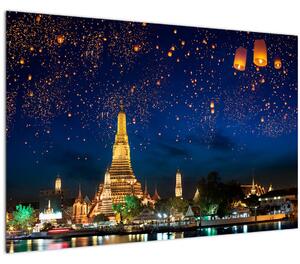Slika - Luči za srečo, Bangkok (90x60 cm)