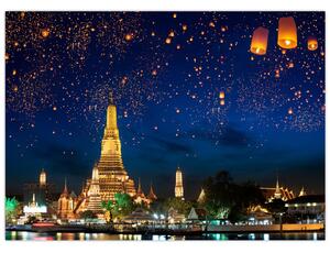 Slika - Luči za srečo, Bangkok (70x50 cm)