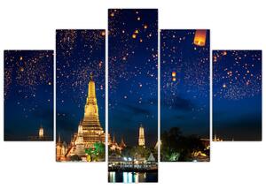 Slika - Luči za srečo, Bangkok (150x105 cm)