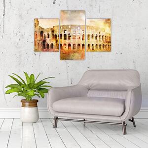 Slika - digitalno slikanje, Kolosej, Rim, Italija (90x60 cm)