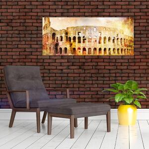 Slika - digitalno slikanje, Kolosej, Rim, Italija (120x50 cm)