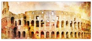 Slika - digitalno slikanje, Kolosej, Rim, Italija (120x50 cm)