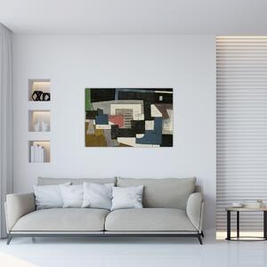 Slika - Abstrakcija, kubizem (90x60 cm)