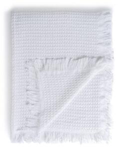 Bijeli prekrivač od recikliranog pamuka 260x280 cm Honeycomb – Ixia