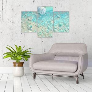 Slika - Morsko vzdušje v turkiznih odtenkih (90x60 cm)