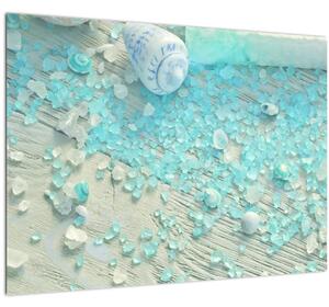 Slika - Morsko vzdušje v turkiznih odtenkih (70x50 cm)