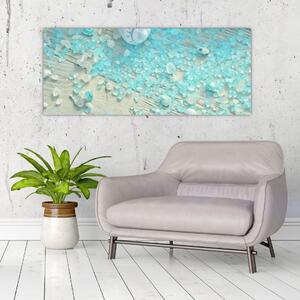 Slika - Morsko vzdušje v turkiznih odtenkih (120x50 cm)
