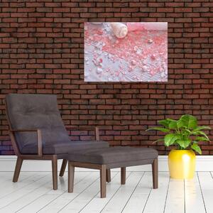Slika - Obmorsko vzdušje v roza odtenkih (70x50 cm)