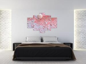 Slika - Obmorsko vzdušje v roza odtenkih (150x105 cm)