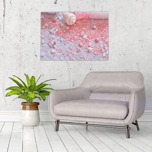 Slika - Obmorsko vzdušje v roza odtenkih (70x50 cm)