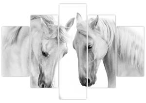 Slika belih konjev (150x105 cm)