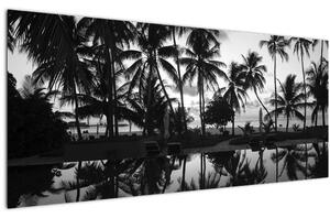 Slika tropskega otoka (120x50 cm)