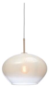 Bijela viseća svjetiljka sa staklenim sjenilom ø 35 cm Bologna – it's about RoMi