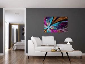 Slika - Abstrakcija, cvet (90x60 cm)