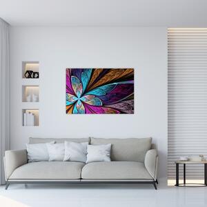 Slika - Abstrakcija, cvet (90x60 cm)