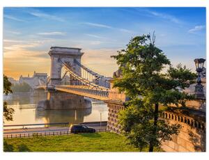 Slika - Most čez reko, Budimpešta, Madžarska (70x50 cm)