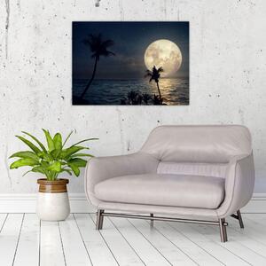 Slika - Plaža pod polno luno (70x50 cm)