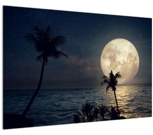 Slika - Plaža pod polno luno (90x60 cm)