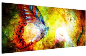 Slika - Vesoljski metulj (120x50 cm)