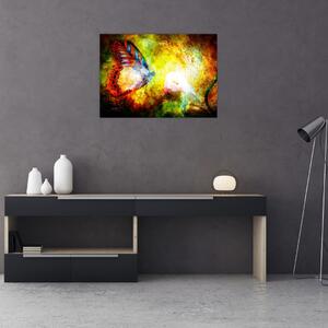 Slika - Vesoljski metulj (70x50 cm)