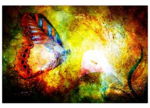 Slika - Vesoljski metulj (90x60 cm)
