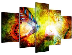 Slika - Vesoljski metulj (150x105 cm)