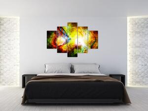 Slika - Vesoljski metulj (150x105 cm)