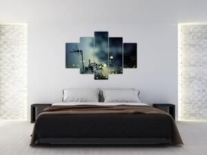 Slika - Kačji pastir v bleščeči noči (150x105 cm)