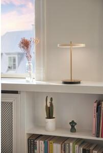 Bijela LED stolna lampa s mogućnosti zatamnjivanja s metalnim sjenilom (visina 31 cm) Asteria Move – UMAGE