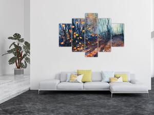 Slika - Jesenski sončni žarki (150x105 cm)