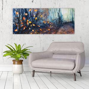 Slika - Jesenski sončni žarki (120x50 cm)