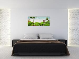 Slika čudovite pokrajine (120x50 cm)