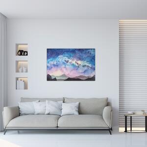 Slika - Mlečna cesta, akvarel (90x60 cm)