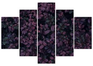 Slika temno rdečih listov (150x105 cm)