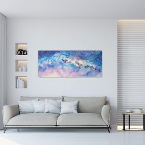 Slika - Mlečna cesta, akvarel (120x50 cm)