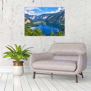 Slika - Hallstattsko jezero, Hallstatt, Avstrija (70x50 cm)