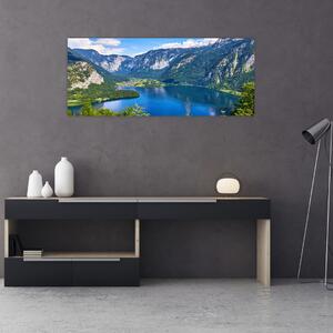 Slika - Hallstattsko jezero, Hallstatt, Avstrija (120x50 cm)