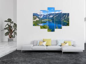 Slika - Hallstattsko jezero, Hallstatt, Avstrija (150x105 cm)