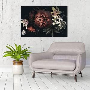 Slika - Temne rože (90x60 cm)