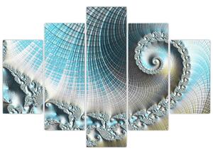 Teksturirana spiralna slika (150x105 cm)